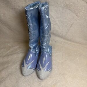 Disney Frozen 2 Elsa Adjustable Boots JAKKS Pacific Glitter Snow Costume READ